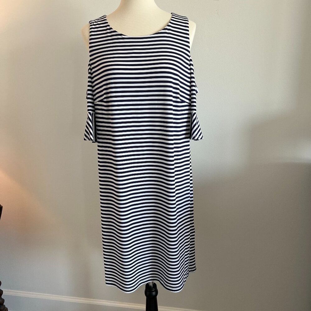 Donna Morgan cold shoulder dress US size 14